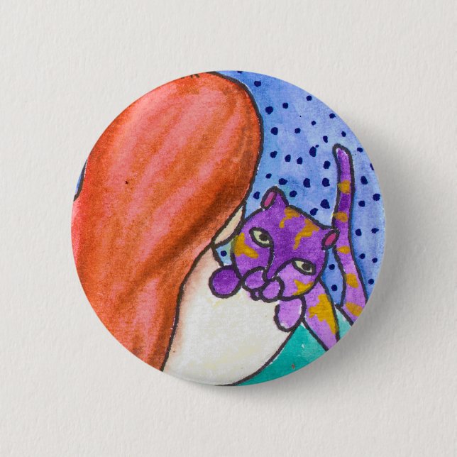 Chapa Redonda De 5 Cm Abrazo (Anverso)