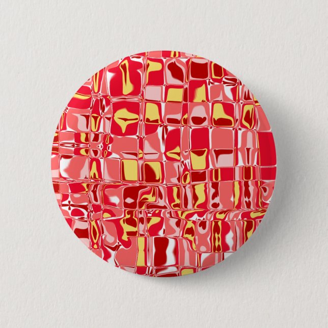 Chapa Redonda De 5 Cm Abstract Mosaic (Anverso)