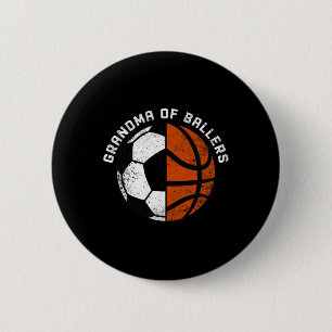 Chapa Redonda De 5 Cm Abuela De Ballers Fun Soccer Abuela