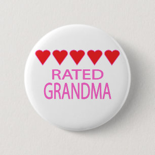 Chapa Redonda De 5 Cm Abuela de los cinco corazones