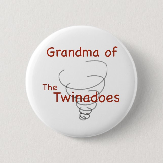 Chapa Redonda De 5 Cm Abuela de Twinadoes (Anverso)