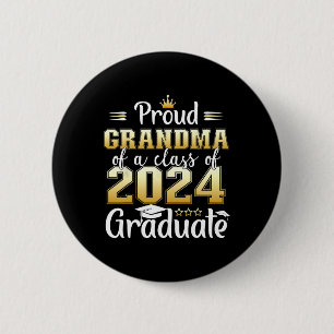 Chapa Redonda De 5 Cm Abuela De Una Licenciatura Superior De 2024