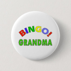 Chapa Redonda De 5 Cm Abuela del bingo