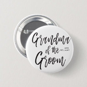 Chapa Redonda De 5 Cm Abuela del Groom   Boda personalizada con estilo d