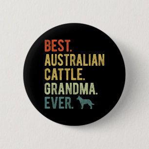 Chapa Redonda De 5 Cm Abuela ganadera australiana ama a madre de madre