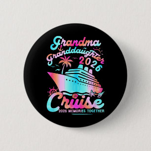 Chapa Redonda De 5 Cm Abuela Nieta Crucero 2026 Recuerdos Madres