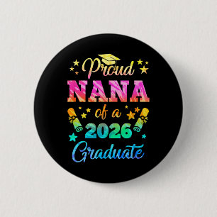 Chapa Redonda De 5 Cm Abuela Orgullosa De Un Graduado De La Clase De 202