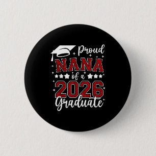 Chapa Redonda De 5 Cm Abuela orgullosa de un graduado sénior 2026