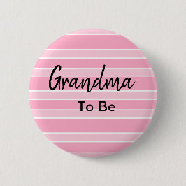 Chapa Redonda De 5 Cm Abuela Para Ser Baby Shower Rosa