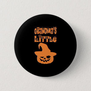 Chapa Redonda De 5 Cm Abuela Pequeña Calabaza Halloween