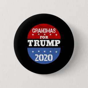 Chapa Redonda De 5 Cm Abuelas para la reelección de Trump 2020 Regalo de