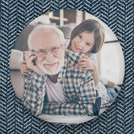 Chapa Redonda De 5 Cm Abuelo Abuelo Abuelo Abuelo Grandad foto completa