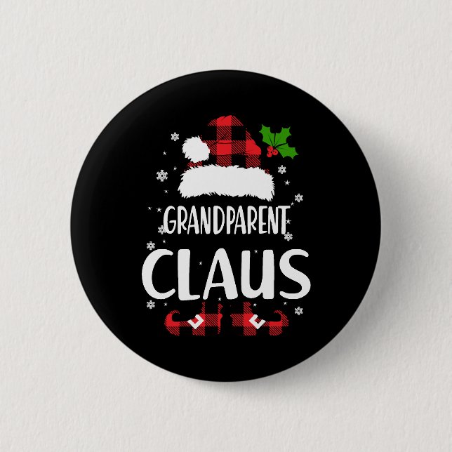 Chapa Redonda De 5 Cm Abuelo Claus (Anverso)