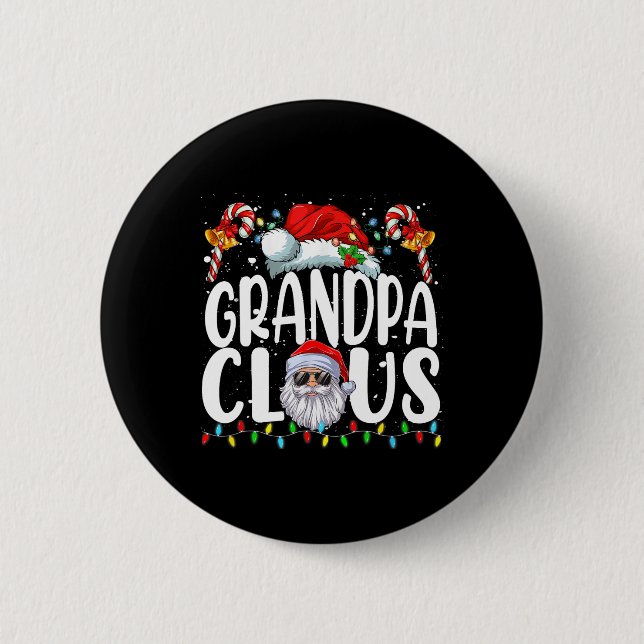 Chapa Redonda De 5 Cm Abuelo Claus Navidades Papá Noel Matando Navidad f (Anverso)