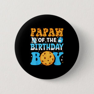 Chapa Redonda De 5 Cm Abuelo Del Cumpleañero Leche Y Galletas 1er Cumple