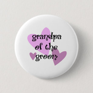 Chapa Redonda De 5 Cm Abuelo del Groom