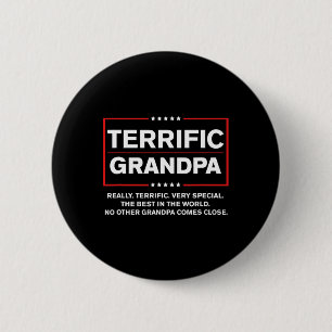 Chapa Redonda De 5 Cm Abuelo fantástico - Funny campaña de campaña de Do