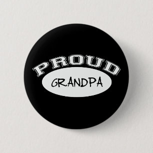 Chapa Redonda De 5 Cm Abuelo orgulloso (blanco)