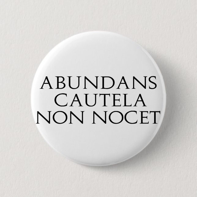 Chapa Redonda De 5 Cm Abundans Cautela (Anverso)