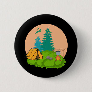 Chapa Redonda De 5 Cm acampada