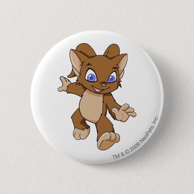 Chapa Redonda De 5 Cm Acara Brown (Anverso)