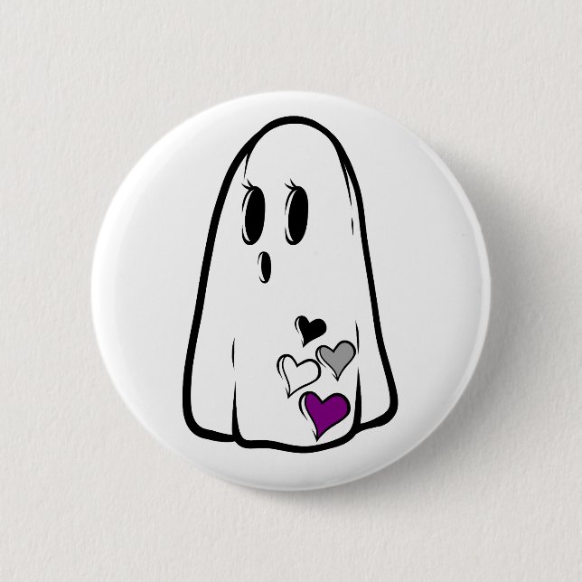 Chapa Redonda De 5 Cm Ace Pride Ghost (Anverso)