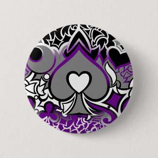 Chapa Redonda De 5 Cm Ace Pride Squiggle
