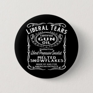 Chapa Redonda De 5 Cm Aceite certificado rasgones del arma del liberal #