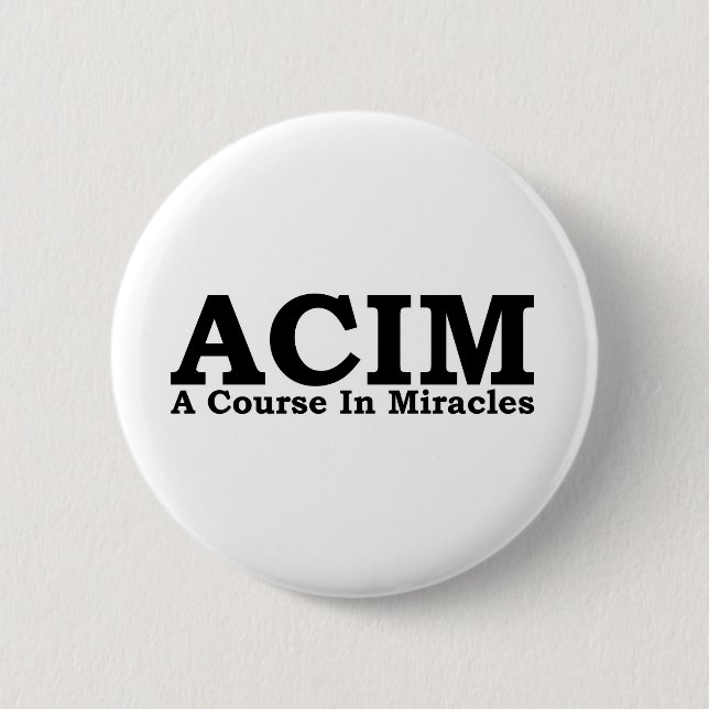 Chapa Redonda De 5 Cm ACIM un curso en camiseta de los milagros (Anverso)