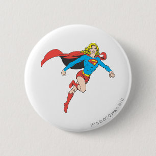 Chapa Redonda De 5 Cm Actitud 1 de Supergirl
