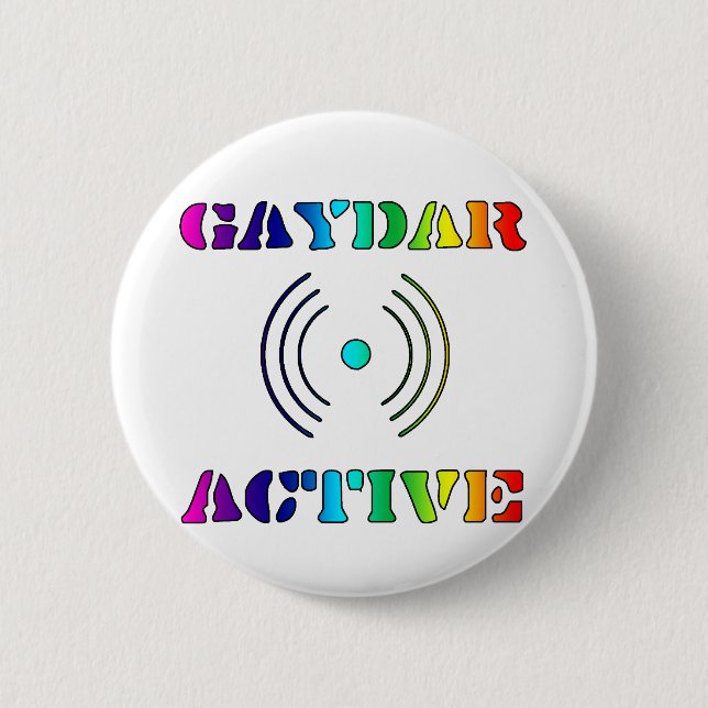 Chapa Redonda De 5 Cm Active II de Gaydar (Anverso)