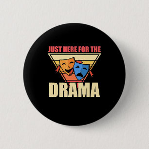 Chapa Redonda De 5 Cm Actor Acá Por El Drama