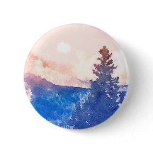 Acuarela solitaria del árbol