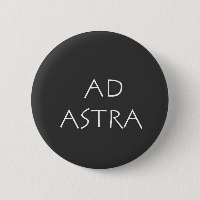 Chapa Redonda De 5 Cm Ad astra (Anverso)