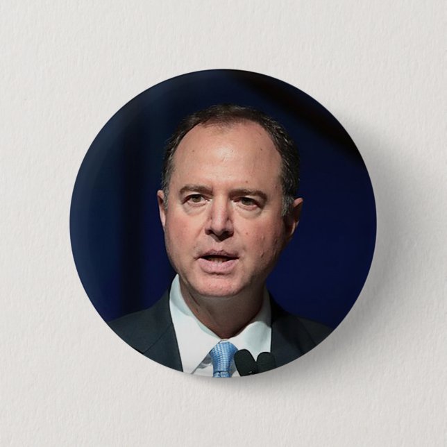 Chapa Redonda De 5 Cm Adam Schiff (Anverso)