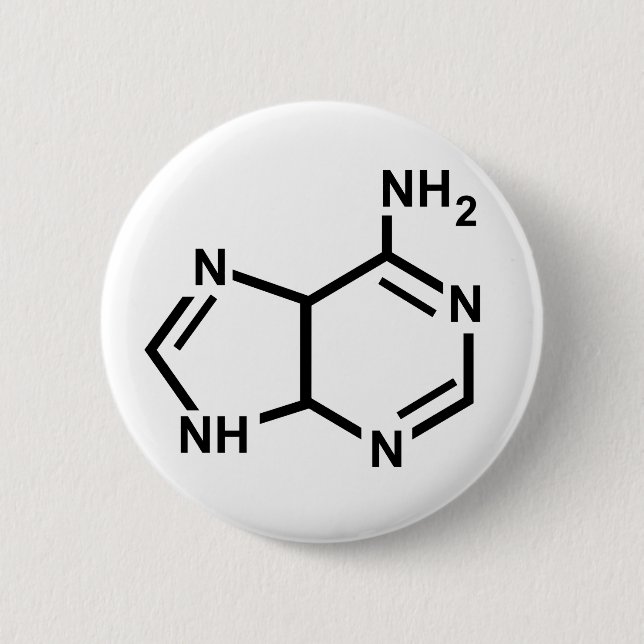 Chapa Redonda De 5 Cm Adenine (Anverso)