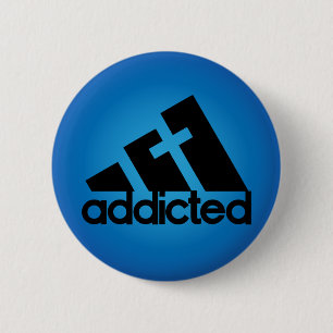 Chapa Redonda De 5 Cm Adicto