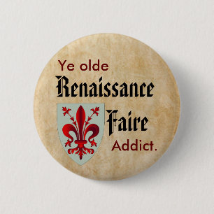 Chapa Redonda De 5 Cm Adicto a YE Olde RenFaire