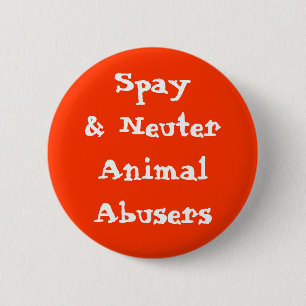 Chapa Redonda De 5 Cm Adictos animales neutrales de Spay&