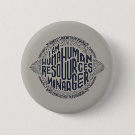 Chapa Redonda De 5 Cm Administrador de recursos humanos de personalizabl