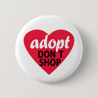 Chapa Redonda De 5 Cm Adopt no hace compras