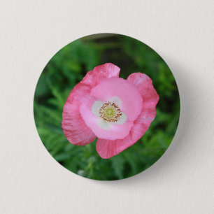 Chapa Redonda De 5 Cm Adormidera rosa