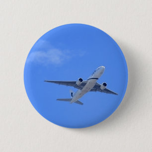 Chapa Redonda De 5 Cm Aerolínea comercial