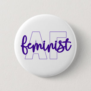 Chapa Redonda De 5 Cm AF feminista