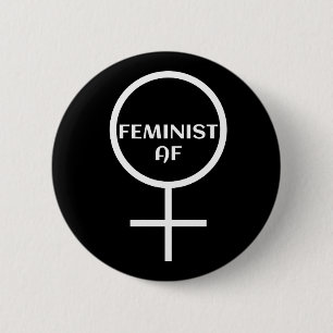 CHAPA REDONDA DE 5 CM AF FEMINISTA