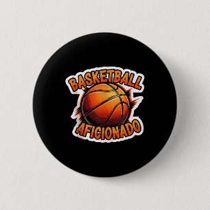 Chapa Redonda De 5 Cm Aficionados Al Baloncesto Coach Lover Expert Playe