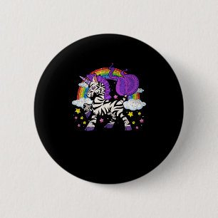Chapa Redonda De 5 Cm Africa Animal Rainbow Zebracorta Cute Fantasy Zebr