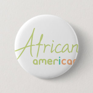 Chapa Redonda De 5 Cm Afroamericano