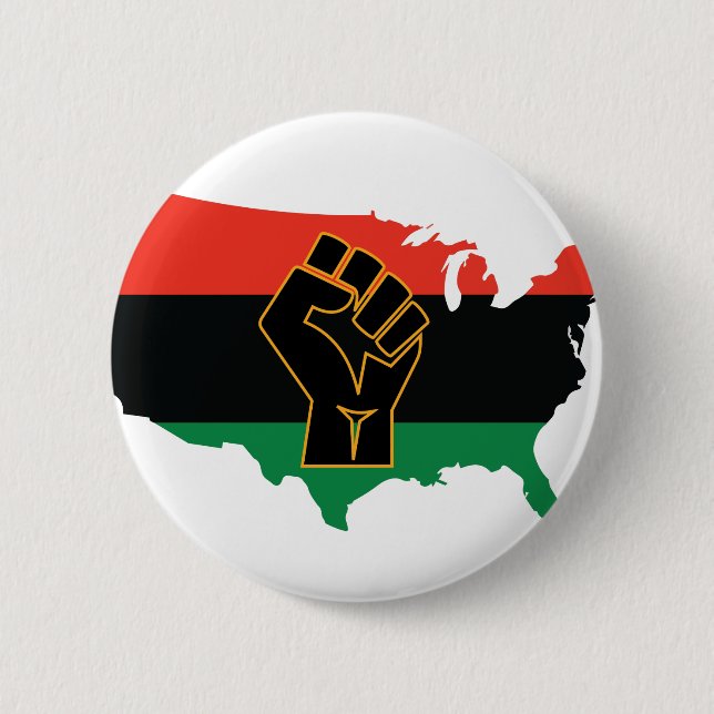 Chapa Redonda De 5 Cm Afroamericano   (Anverso)