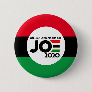 Chapa Redonda De 5 Cm Afroamericanos por Joe 2020
